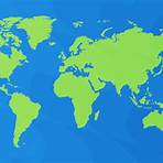 desenho do mapa mundi destacando os continentes2