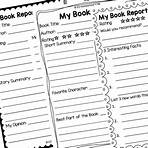 chapter book report template free printable2