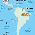 where is guyana located geographically3