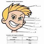 parts of the face vocabulary kids esl3