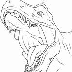desenho de dinossauro para colorir bravo3