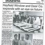 who is the founder of crystal window and door company hayfield mn3