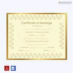 marriage certificate template2