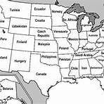 mapa dos estados unidos da américa para colorir3