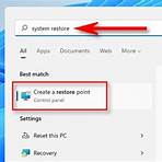 create a restore point for this pc3