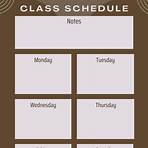 college class schedule template2