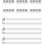 what is a musical synthesizer piano sheet music blank bass4