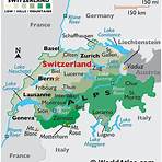 map europe countries and switzerland towns1