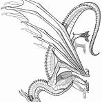 wings of fire create your own dragon coloring pages easy3