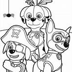 sky patrulha canina desenho para colorir2
