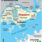 how many islands are in singapore map of the world1