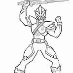 power ranger rojo dibujo2