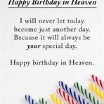 do you have a birthday card for someone in heaven2