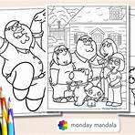 who is brian griffin from family guy coloring page1