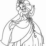 tiana coloring pages1