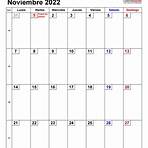 calendario noviembre 2022 excel4