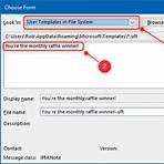 what is a template in outlook account4