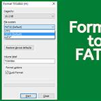 can windows 10 format fat32 quick start mode1