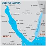 which countries border the gulf of aqaba area2