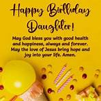 What is a Christian birthday card & wishes for daughter?1