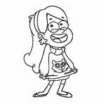 mabel gravity falls desenho para colorir2