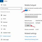 How do I Turn Windows 10 into a mobile hotspot?3