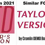 red taylor swift font3