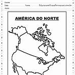 mapa do continente americano para imprimir2