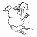 mapa de américa del norte para colorear3