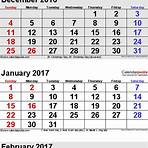 jan wajduta 2017 calendar printable free by month4