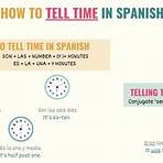 how to tell time in spanish in the past tense exercises2