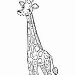 desenho de girafa para imprimir e colorir2