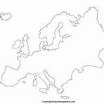 europe countries map blank4