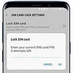 how do i set up a sim card lock on my computer for free3