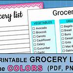 shopping list printable worksheets3