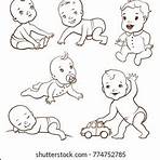 clip art of baby crawling2