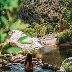 Where can you find primitive hot springs in California?3