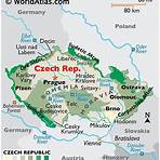 map of czech republic in europe1