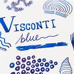 what is visconti blue ink made3