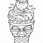 foto de sorvete para colorir2
