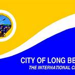 long beach california united states of america flag map2