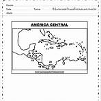 mapa político da américa enumerado para localização3
