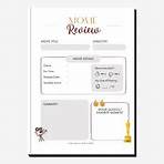 movie review template printable2