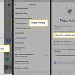 how to delete google map search history2