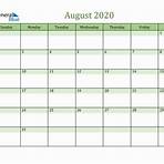 how many months are there in a calendar 2020 printable august 222