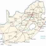witbank south africa map outline3