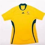 What was Australia's first national soccer team kit?4