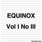 The Equinox, Volume III, Number I1