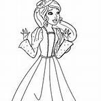 desenho colorir barbie princesa1