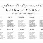 free wedding ceremony seating chart template1